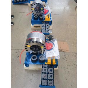 Cheap 10pcs/H Diesel Pipe Crimping Machine Button Operate Portable Hose Crimper 600t FY-51CSD for sale