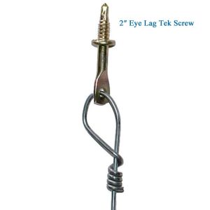 Cheap 3'' Zinc Pre Tied Ceiling Wire With Pin And Clip With Eye Lag Self Drilling Screw for sale