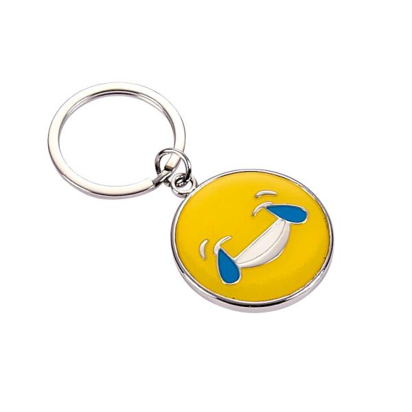 Quality Custom Shaped Metal Keychains with Lacquer Plating for Souvenirs wholesale