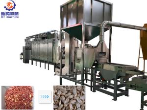 Cheap Efficient Dry Peanut Processing Machine Skin Peeling And Half Breaking Function for sale