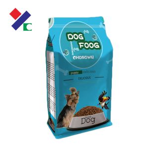 Printed Pet Food Packaging Bag 30microns Gravure Printing Reusable 2 Kg Stand Up
