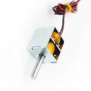 Bistable solenoidHigh Holding Force DC 12V Stroke 9mm Bistable Solenoid for