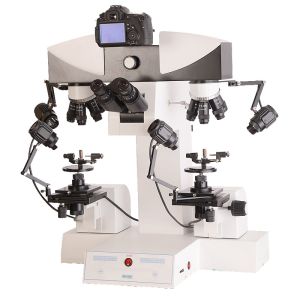 Motorized Digital Forensic Comparison Microscope with 80~240V Wide Range Voltage