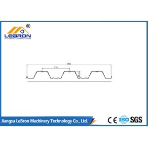 HDG Metal Floor Deck Roll Forming Machine 12 - 15m/Min Speed