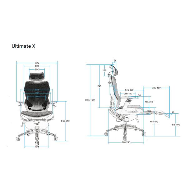 Quality Polyester Mesh Computer Adjustable Rolling Desk Chair PU Armrest wholesale