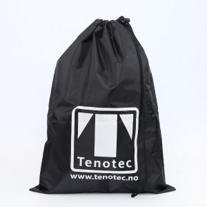 Black Backpack Polyester Dustproof Drawstring Portable Gym Bag