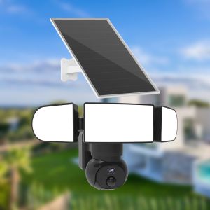 Wireless Solar Floodlight Camera 1500 Lumens 4MP