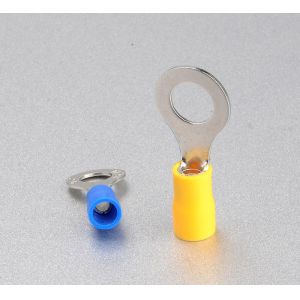 Coated Tin Waterproof Cable Ring Terminals Red Blue RV Ring Terminal Connector