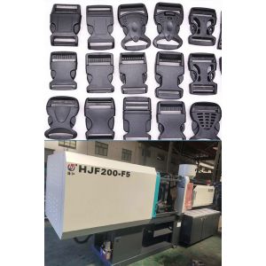 Plastic Product Material Injection Molding Machine With Silver Design