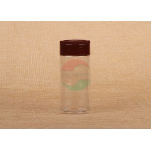 SGS FDA Empty Plastic PET Can With Screw Cap For Salt / Spices And Food