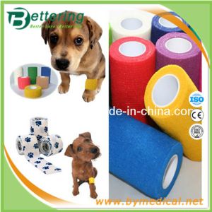 Non woven Veterinary Bandage Pet bandage wrap cohesive elastic bandage