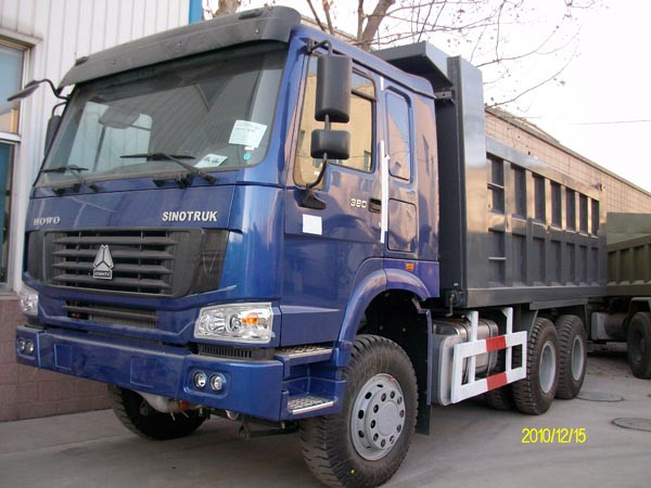 Quality Sinotuk HOWO 336hp Dump Truck / tipper truck with 17.38 cbm body cargo EURO2 Emission wholesale