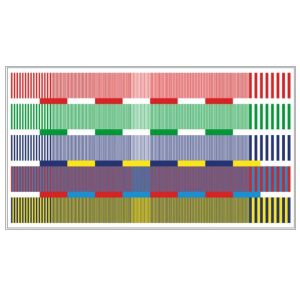 Cheap Transmissive HDTV Color Resolution Test Chart Sineimage YE0222 for sale