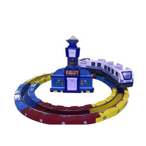 Track Railway Train Amusement Arcade Machines / Kids Amusement Ride