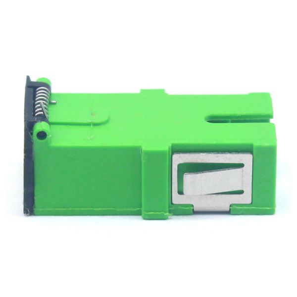 Quality 0.2 dB Durability SC APC or UPC Simplex SM Fiber Optic Adapter with Flip Auto Shutter wholesale