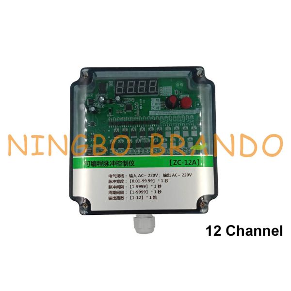 China 12 Channel Dust Collector Pulse Valve Sequential Timer Controller on sale China 12 Channel Dust Collector Pulse Valve Sequential Timer Controller on sale