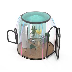 Wind Resistance Polycarbonate Dome Tent Oval Plastic Bubble Tent