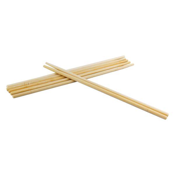 Quality 9Inch Printed Round Smooth Disposable Bamboo Chopsticks With Logo wholesale