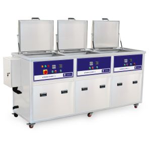 China Skymen 3 Tanks Ultrasonic Cleaning Unit Automatic Industrial And Medical Application Use on sale
