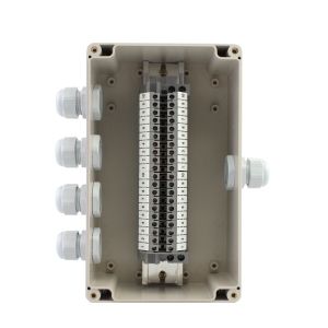 Cable Distribution Junction Box 200*150*100mm Waterproof with Din Rail Terminal Blocks