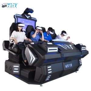 Attraction 42'' Screen 9D VR Simulator Cinema With Leather Chairs