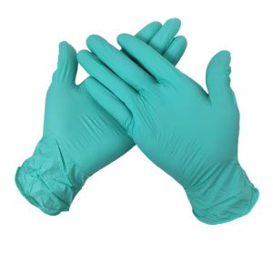 Elasticity Disposable Medical Gloves Powder Free Smooth Surface resisting acid