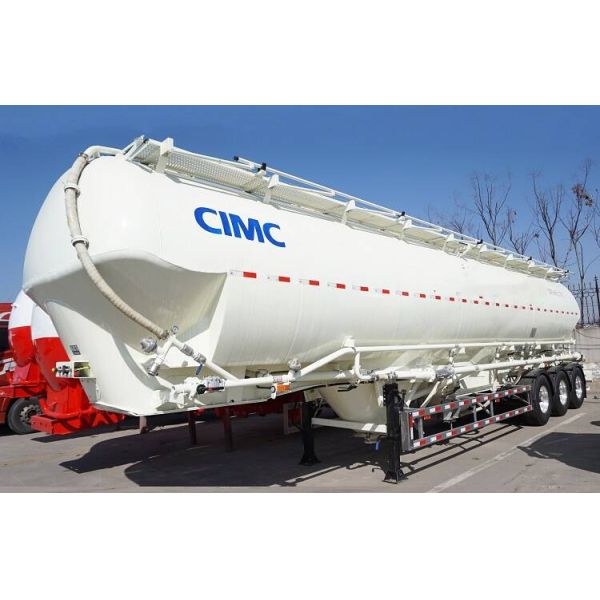 Fly Ash Wheat Flour Tankers Bulk Cement Trailer for Sale-CIMC