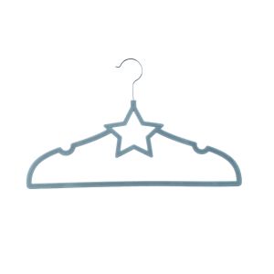 China Star Shaped Ultra Thin Velvet Space Saving Hangers on sale