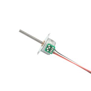 High Resolution Permanent Magnet Stepper Motor 15mm Long Screw Shaft for Medical