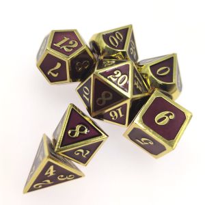 Sharp Edges Exquisite RPG Dice Set Multi Color Gaming Dice Set Wear Polyhedral