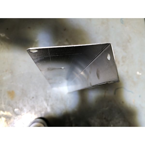 304 Stainless Steel 72*35mm Size L Post Angle Roll Forming Machine With Hydraulic Punching