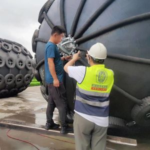 50kPa Pneumatic Rubber Fender ISO17357-1:2014 Specifications BV Certificate