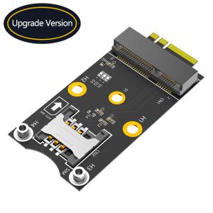 Cheap Mini PCI-E to M.2(NGFF ) key A/E Adapter With SIM card Slot for WiFi/WWAN/LTE Module for sale