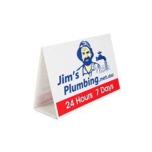 Customized Corflute Roster Sign Recyclable Triangle Coroplast Signs