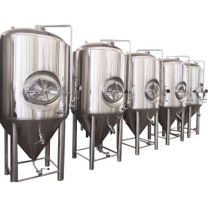 Electricity/Steam/Fire Heating Method Conical Fermentation Tank for Beer Brewery