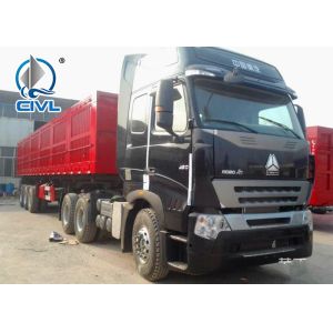 China Two Sleepers Cabin Sinotruk Howo A7 6x4 Tractor Truck 351 - 450hp Euro 2 on sale