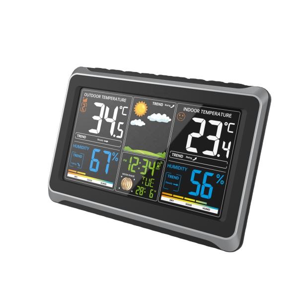 Quality LCD Digital Display Wireless Automatic Weather System With Humidity Function wholesale