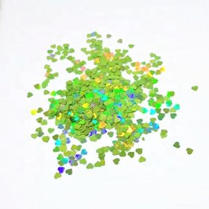 Sparkling Heart Shaped Glitter Decorate Wedding Party Home Fashionable PVC