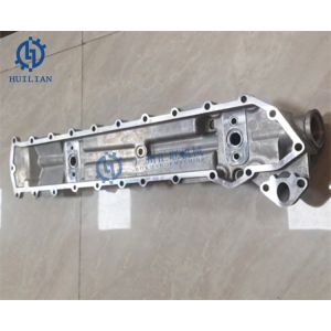 China Komatsu Excavator Attachment Engine Parts PC200-3 Oil Cooler Cover 6136-61-2110 For Engine 6D105 on sale