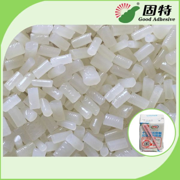 Quality Short Setting Time Hot Melt Glue Pellets For Straw Attachment On Beverage Boxes Such As Milk Box wholesale