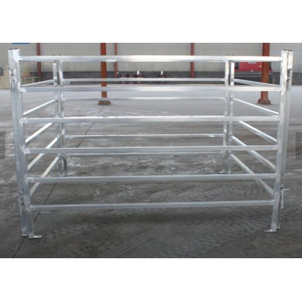 Galvanized Oval Pipe Cattle Fence Panel For Farm 40X80MM x1.6mm