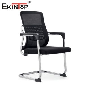 China Customizable Black Office Chair With Armrests And Breathable Mesh Fabric on sale