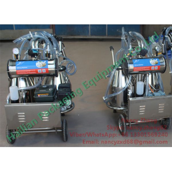 Quality Small Dairy Farm Machinery Cow Mobile Milking Machine Automatic Milking wholesale