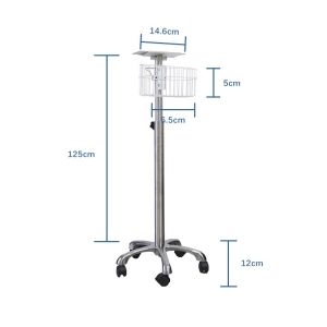 China 30kg Load Capacity Hospital Patient Trolley Packing Size 69cm(L) X 21cm(W) X 46cm(H) on sale