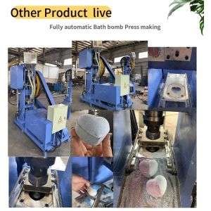 Press Bubble Salt Bath Bomb Machine for Customizable Bath Shape Shampoo Bar