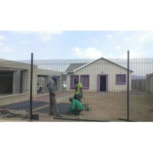 high security fence panels, pvc coated clearvu no climb fence