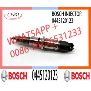 China Genuine Diesel Engine Fuel Injector 0445120123 Fuel Injector Assembly 0 445 120 123 4937065 on sale