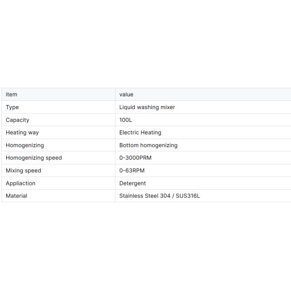 Heating Jacket Movable Vacuum Homogenizer 200L for Liquid Products