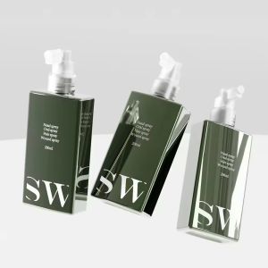 Cheap Square Cosmetic PET Bottle Seal Empty Cosmetic Spray Bottles for sale