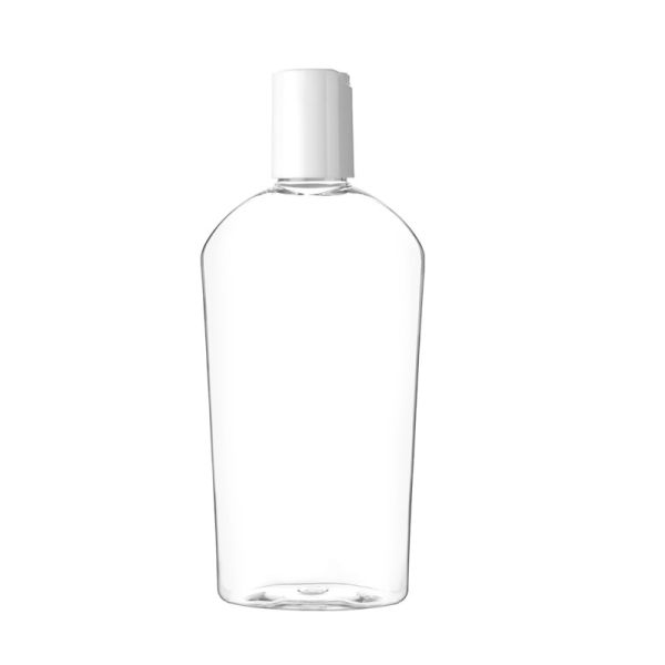 Quality Glossy 250ML Sustainable PET Shampoo Bottle With Disc Top Cap wholesale